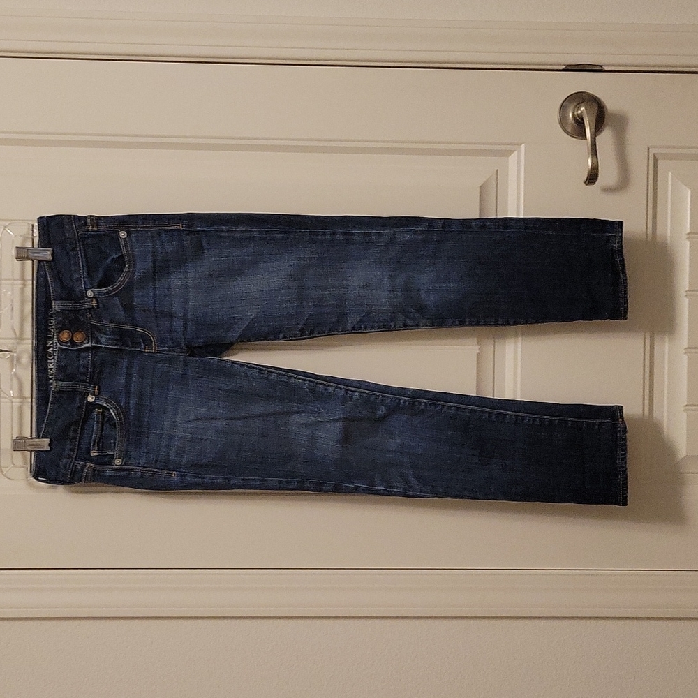 Blue American Eagle Outfitters Cropped Jeans